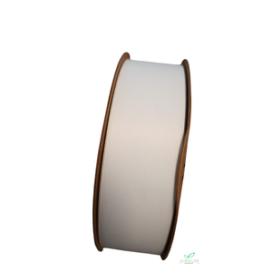 RIBBON RECYCLED PET 25MM 20M WHITE