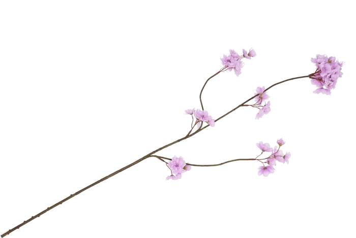 Silk Cherry Blossom Light Purple 85cm