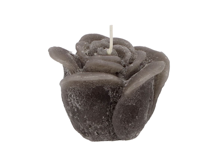 <h4>Candle Roos Dark Green 8x7cm</h4>