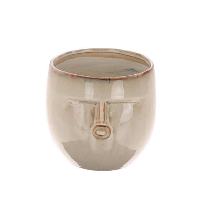 <h4>Ceramics Pot face d11/12*10.5cm</h4>