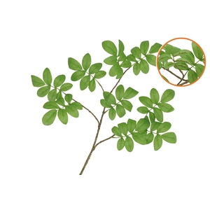 Silk Leaf Rowan Green 71cm Nm