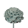 Pine cone cut 5-7cm on stem Frosted Light Blue