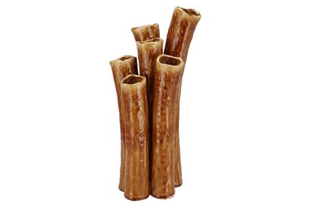 <h4>Inga Barrier Brown Vase Tube Active Glaze 18x16x39</h4>