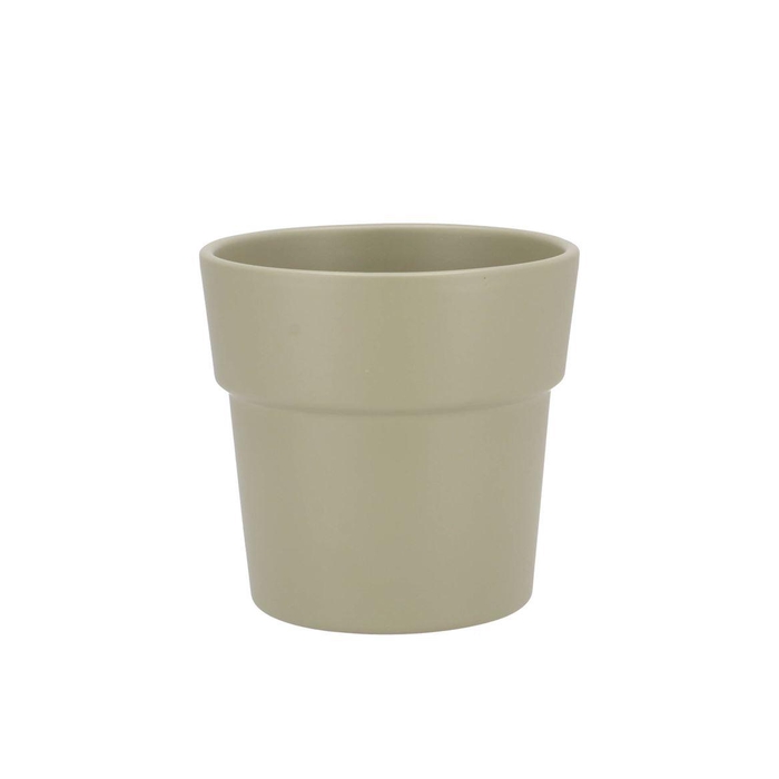<h4>Ceramic Pistache Matt Pot Orchid Edge 13x12,5cm</h4>
