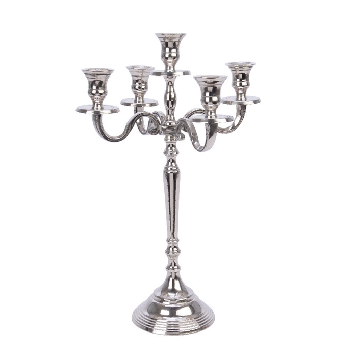 <h4>Homedeco Candleholder alu 5arms d28*40cm</h4>