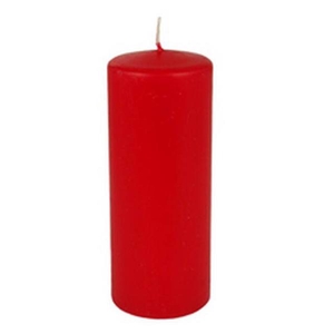 Kaars stomp 50x100mm rood