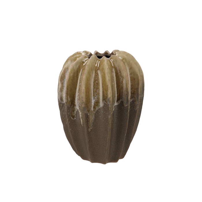 <h4>Dion Brown Vase Structure 20x20x23cm</h4>