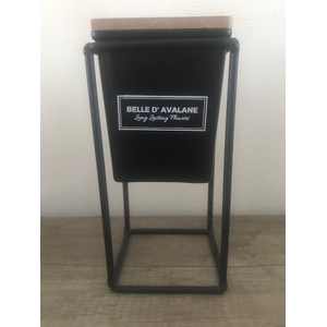 Geurkaars vk zwart / Vanille