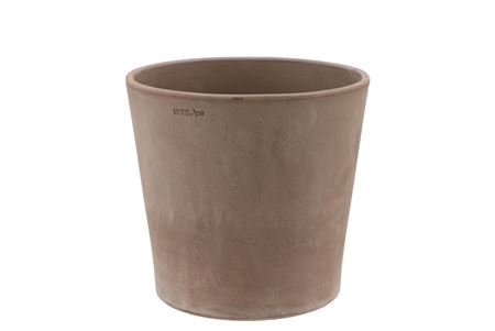 <h4>Terra Choco Pot Konisch Grijs 20x18cm</h4>