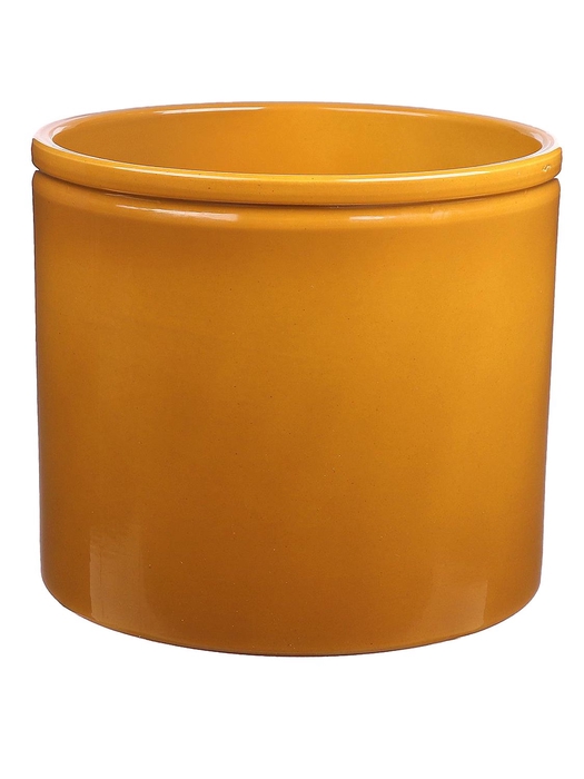 DF03-883676200 - Pot Lucca1 d23.3xh21.5 curry glazed