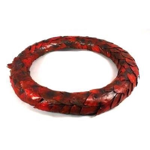 BLADKRANS ROOD 60 CM