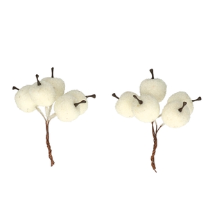 Herfst Appel frosted/draad 2.5cm x20