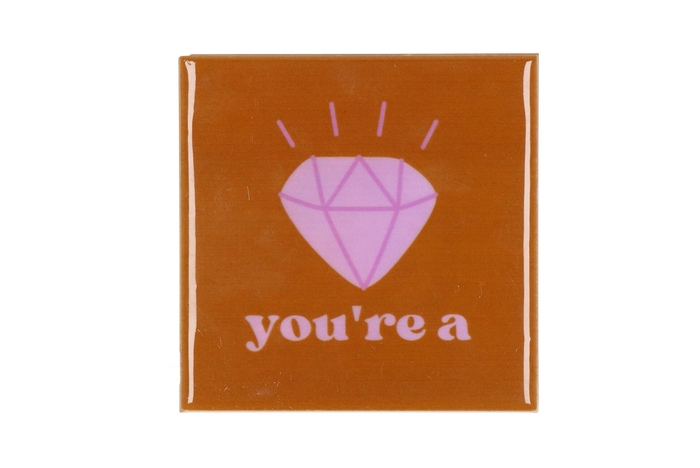 Tile You're A Green 10x10x1cm Nm
