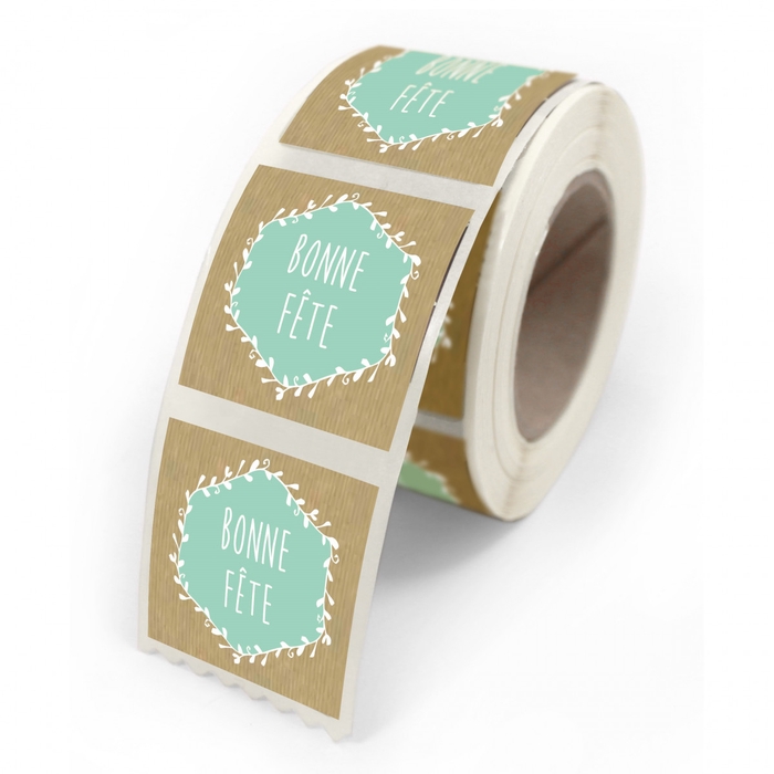 <h4>Labels Sticker 40*35mm x500 Bonne Fete</h4>