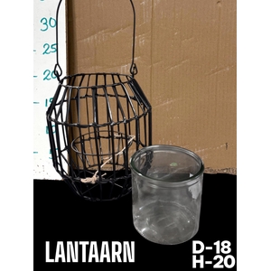 LANTERNE NOIRE D18/H20