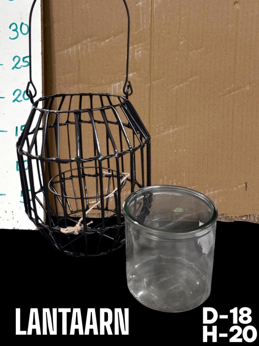 <h4>LANTERNE NOIRE D18/H20</h4>