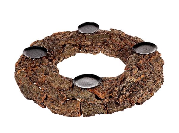 Candle Holder 4 Juniper Rnd H11D50