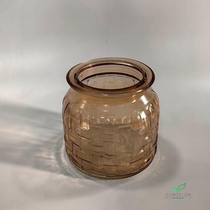 GLASS BROWN D11 H10,5