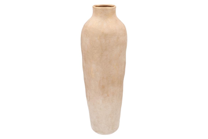 Florence Antique Gold White Vase Long 25x25x86cm