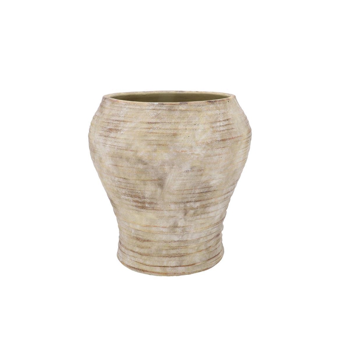 <h4>Perla Grey Pot 24x24x24cm</h4>