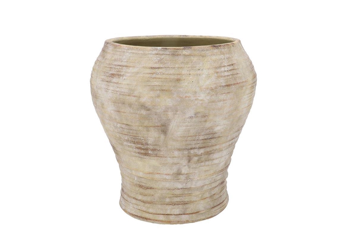 Perla Grey Pot 24x24x24cm