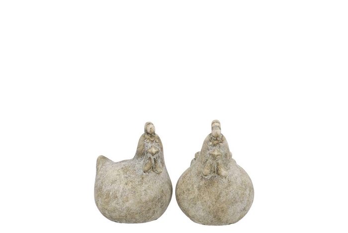 <h4>Concrete Farm Grey Chicken 7x7x9cm</h4>