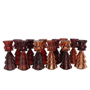 Jazz Scottish Spice T-light X-mas Tree Ass 11x28cm