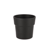 Ceramic Anthracite Matt Pot Orchid Edge 13cm