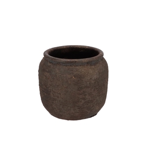 Batu Grey Pot 16x14cm