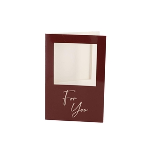 Gift Tile Card For You Brown 21x14x1cm