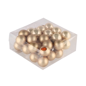 Glass Ball Combi Champagne 40mm P/36