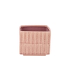 Mirre Old Pink Cube Pot 8x8x7cm