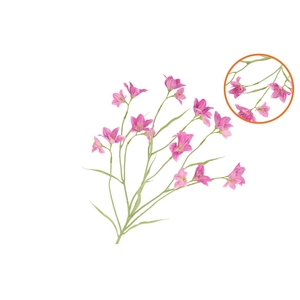 Silk Lucky Clover Dark Pink 99cm