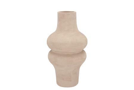 <h4>Lisboa Sand Vase Bulb High 18x18x34cm</h4>