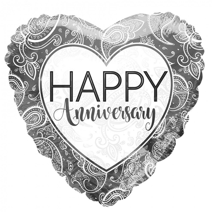 Party! Ballon Eco Happy Anniver. 45cm