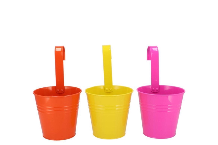 <h4>Zinc Dutch Orange Mix Bucket Hanging Ass 14x13x10cm Nm</h4>