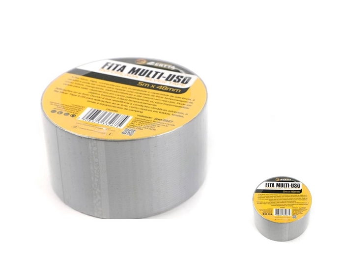 FITA ADESIVA CINZA POLIETILENO 4,8CMX5M FMA161 IMP