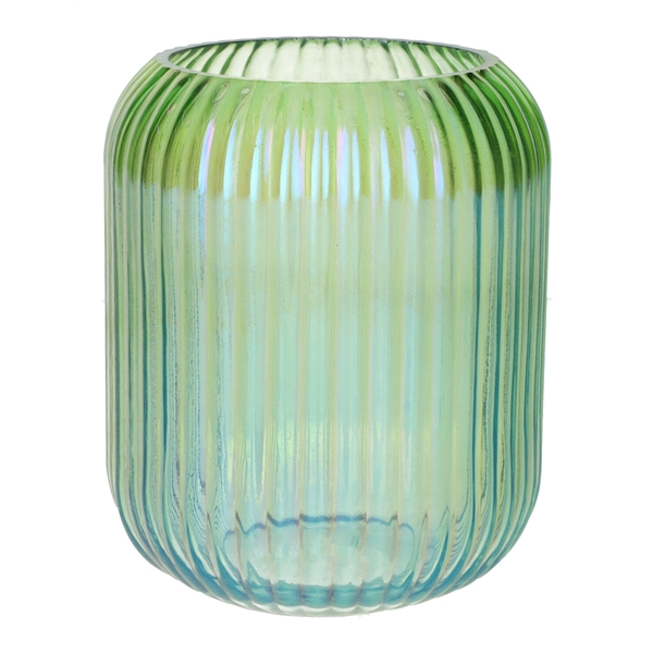 <h4>Vase Pedora d8.8\\11.3xh13.7 green+pearl</h4>