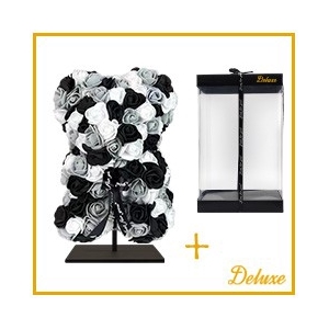 arr3 Deco beer 25cm - Summer grijs wit zwart