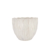 Lima White Pot Round 13x13x11cm