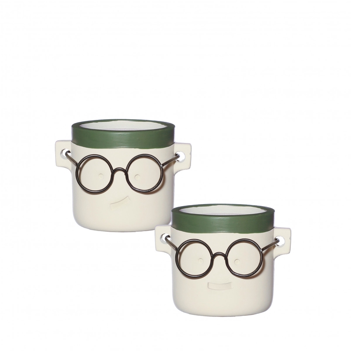 <h4>Ceramics Harry pot d07/9*7.5cm ass.</h4>