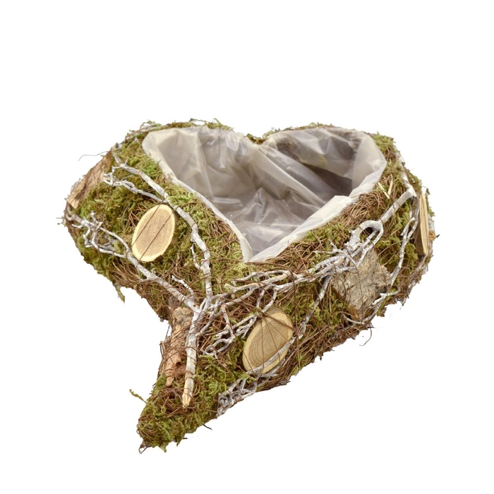 <h4>Allerheiligen Natural planter hart 22*30*7cm</h4>