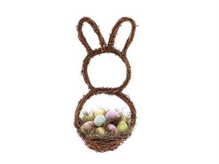 <h4>Basket Bunny Pastel Eggs L23w20h50</h4>