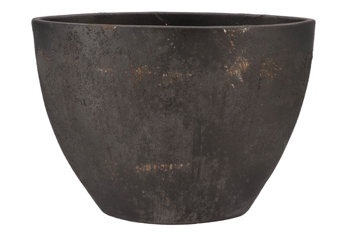 <h4>Bali Black Coal Bowl Ovl 39x19x27cm</h4>