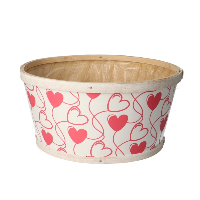 <h4>Mothersday wood hearts tray d22 11cm</h4>