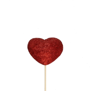 Love 12cm Heart glitter 7cm