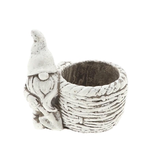 Christmas Ceramics Gnome pot 17*11.5*15.5cm