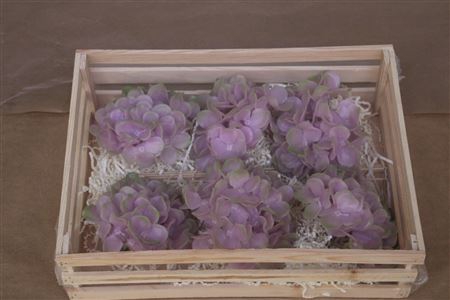 <h4>Wax Hydrangea Rosa</h4>