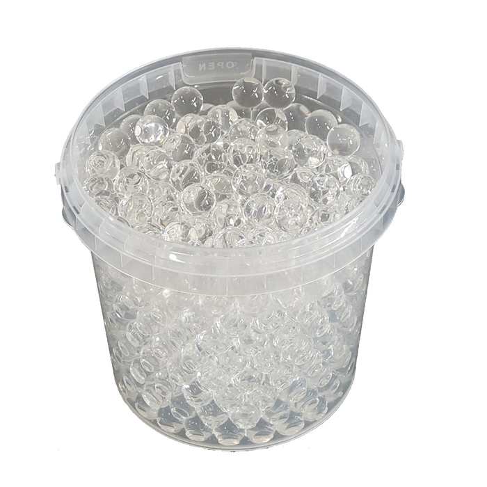 Gel pearls 1 ltr bucket Clear