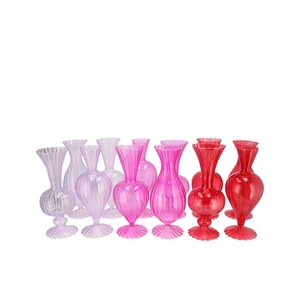Sunny Dutch Pink Mix Glass Vase Ass 10x10x20cm Nm